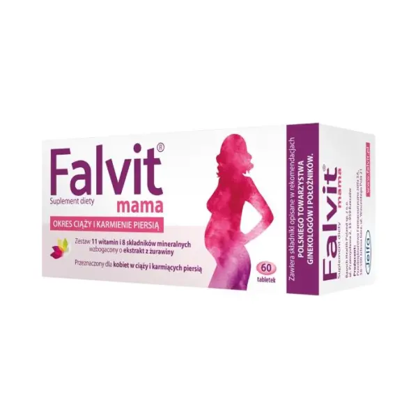 FALVIT MAMA, witaminy dla kobiet w ciąży,  60 tabletek