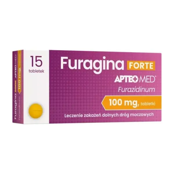 Furagina Forte Apteo Med 100mg 15 tabletek