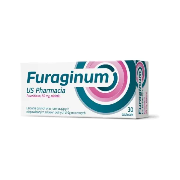 FURAGINUM Us Pharmacia 50 mg, 30 tabletek
