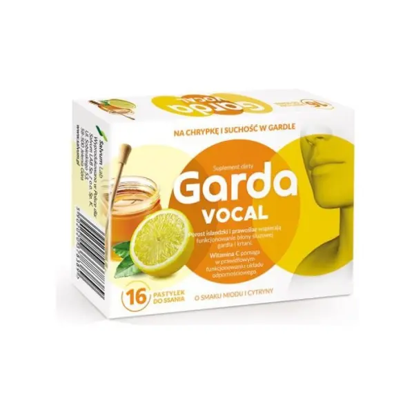 GARDA VOCAL, 16 pastylek do ssania