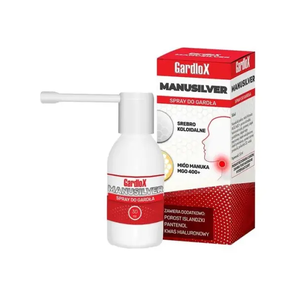 Gardlox Manusilver Spray do gardła 30ml