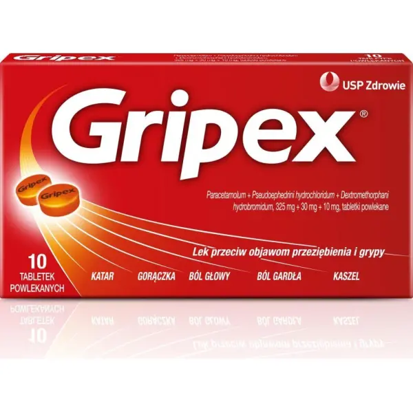 Gripex 10 tabletek