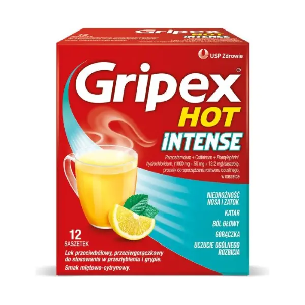 GRIPEX HOT INTENSE, 12 saszetek