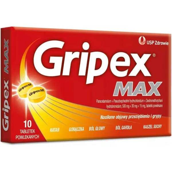 Gripex Max 10 tabletek