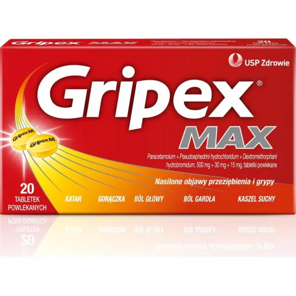 Gripex Max 20 tabletek