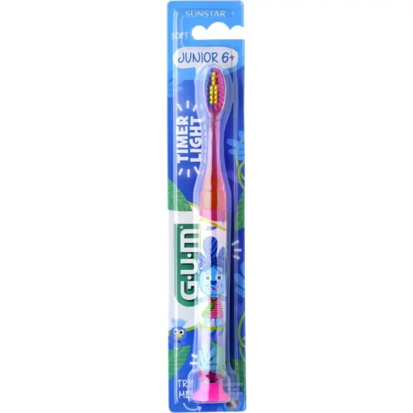 GUM Szczoteczka do zębów Monster Light-Up junior 6+ timer light SOFT