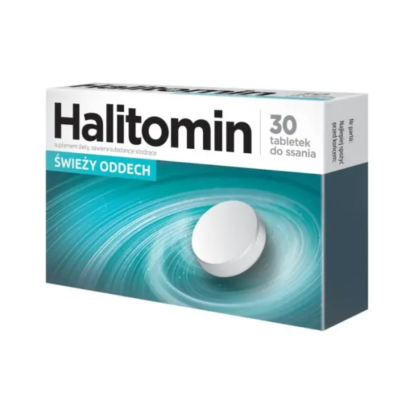 HALITOMIN Świeży oddech, 30 tabletki do ssania