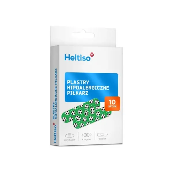 HELTISO Plastry hipoalergiczne piłkarz, 10 sztuk