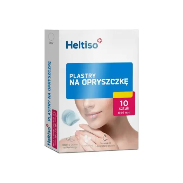 Heltiso plastry na opryszczkę 10 sztuk