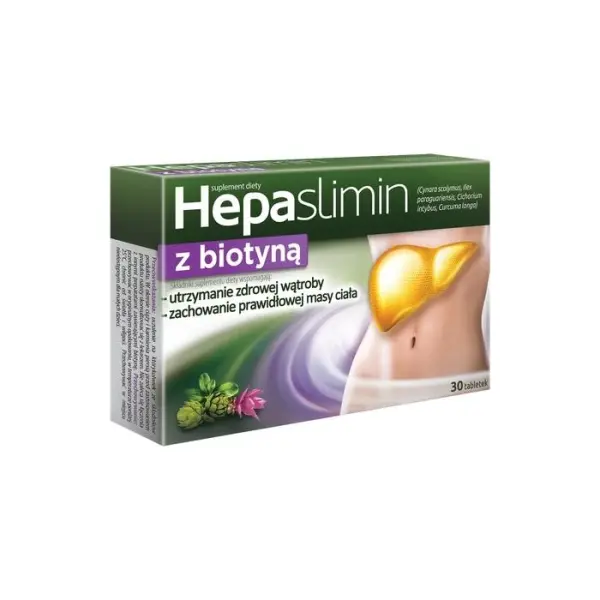 Hepaslimin z biotyną 30 tabletek