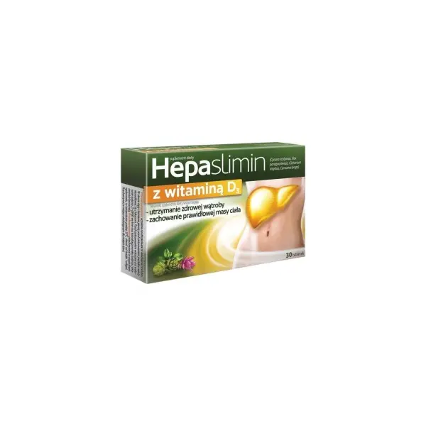 HEPASLIMIN z witaminą D3 30tabletek