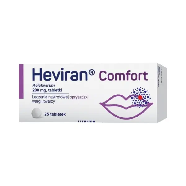 Heviran Comfort 0,2 g 25 tabletek