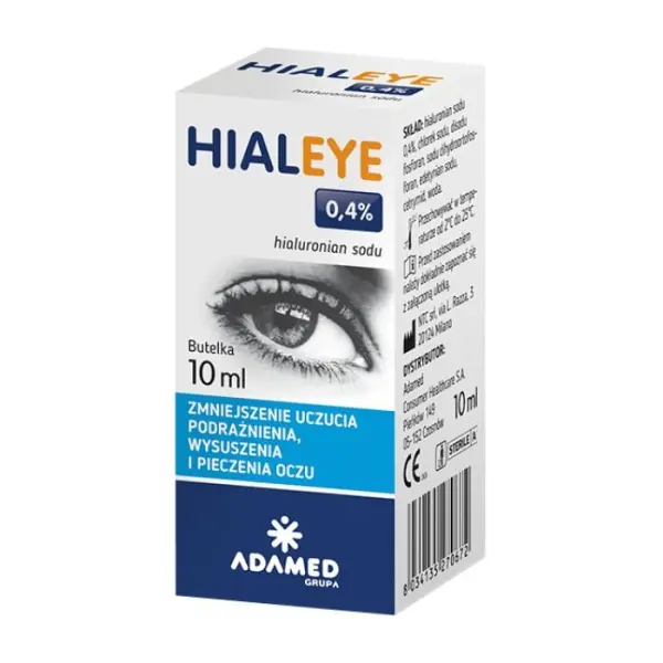 HIALEYE 0,4% krople do oczu, 10 ml