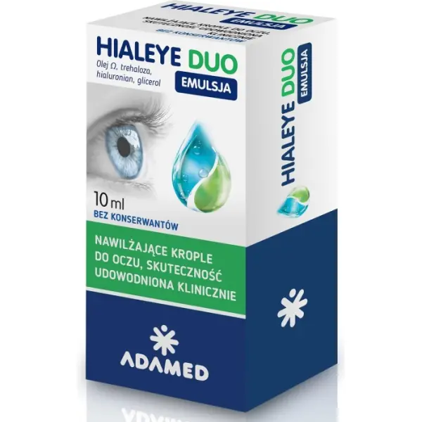 Hialeye Duo emulsja krople do oczu 10 ml