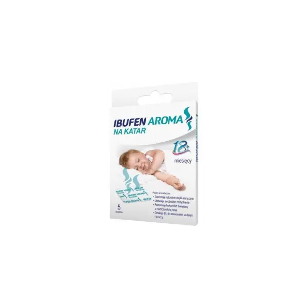 Ibufen Aroma plastry aromatyczne na katar 5 plastrów