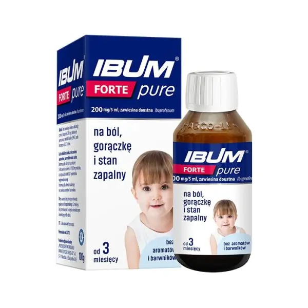 IBUM Forte Pure zawiesina doustna 200mg/5ml, 100g