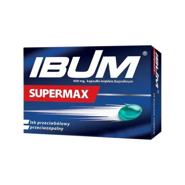 IBUM SUPERMAX 600 mg, 20 kapsułek miękkich