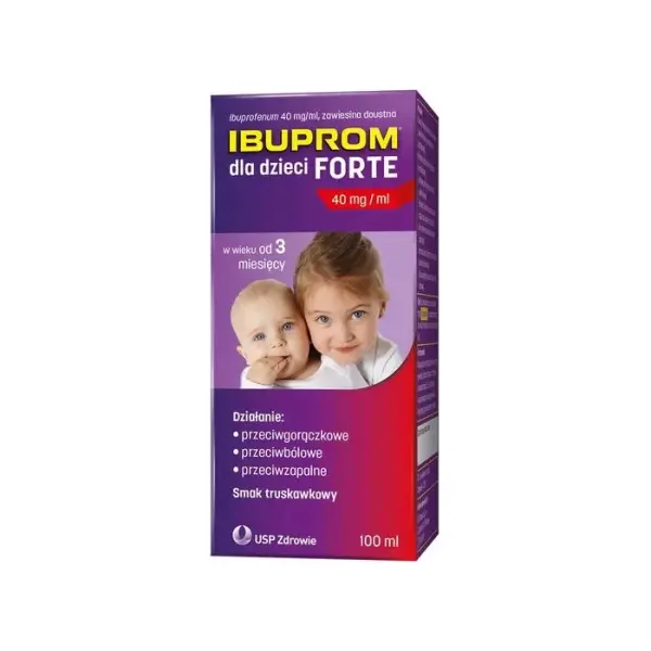 Ibuprom Dla Dzieci Forte zawiesina doustna, 100 ml