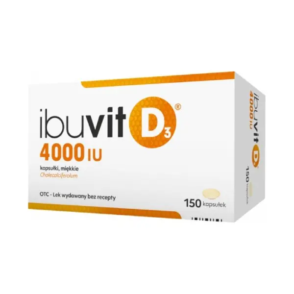 Ibuvit D3 4000 IU 150 kapsulek miękkich