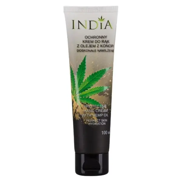 INDIA krem do rąk z olejem konopnym, 100 ml