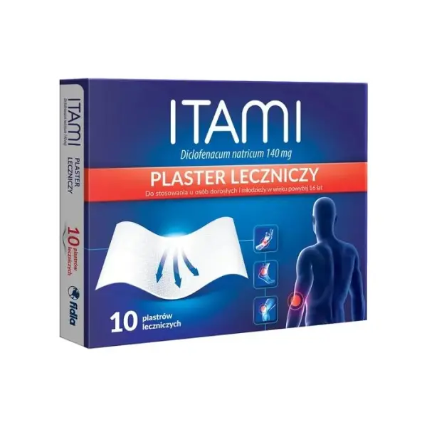 Itami plastry lecznicze 0,14g 10 sztuk