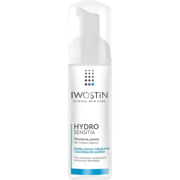 IWOSTIN HYDRO SENSITIA Pianka do mycia i do twarzy 165 ml