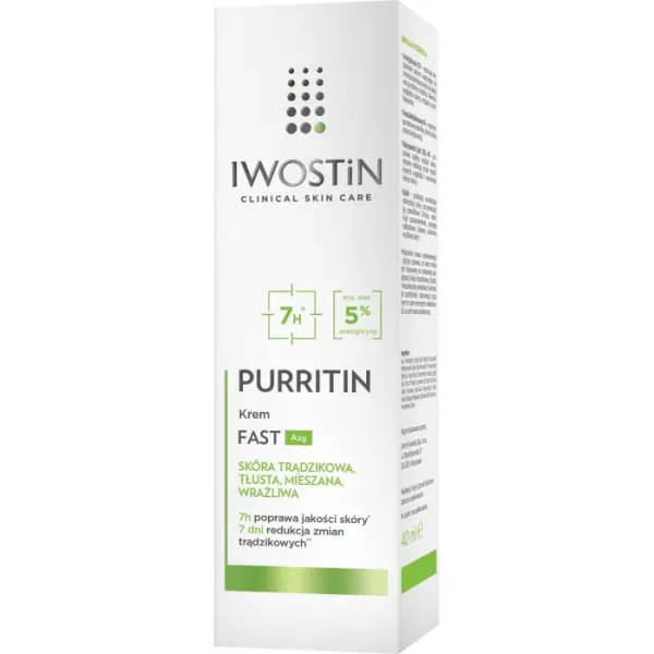 IWOSTIN PURRITIN Fast Azg Krem 40 ml