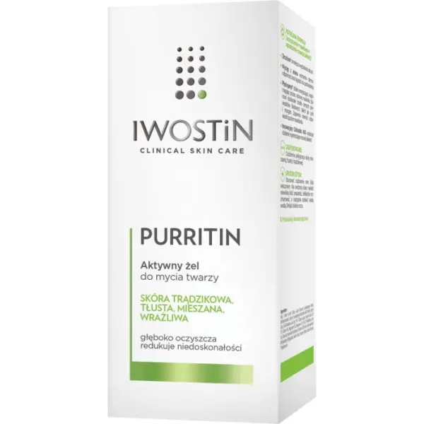 IWOSTIN PURRITIN Żel do mycia twarzy 150ml