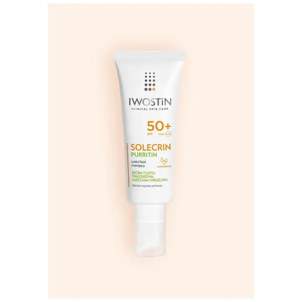 IWOSTIN SOLECRIN PURRITIN Lekki Fluid SPF 50+ 40 ml