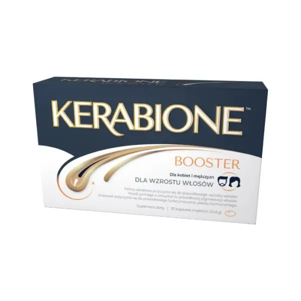 KERABIONE BOOSTER, dla wzrostu włosów, 30 kapsułek