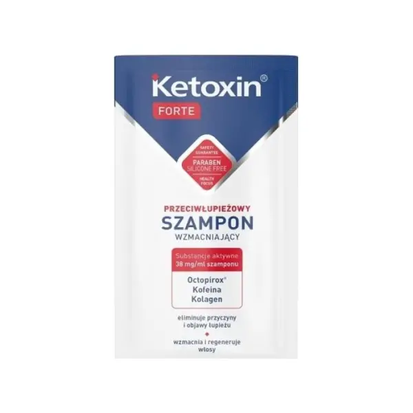 KETOXIN Forte Szampon przeciwłupieżowy saszetki, 6 ml