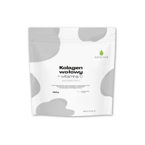 Kolagen wołowy + witamina C naturove, 100 g