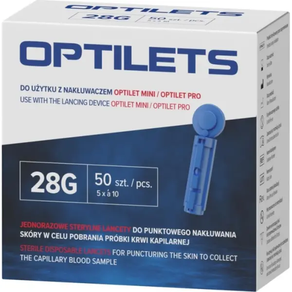 Lancety OPTILETS 50 sztuk