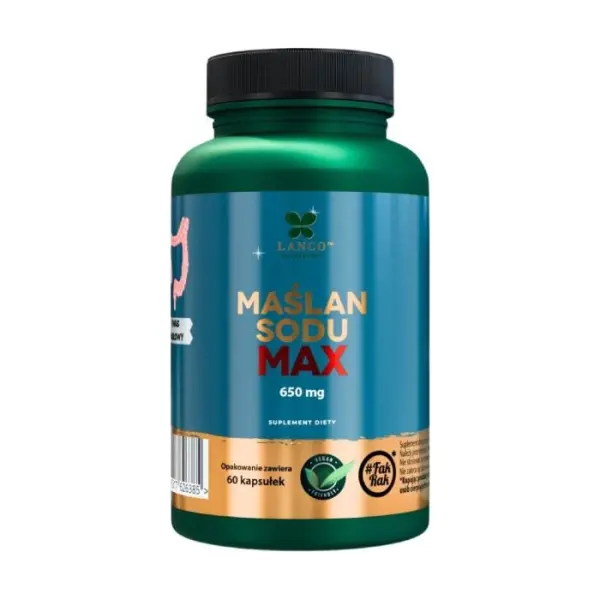 LANCO NUTRITIONS MAŚLAN Sodu Max, 60 kapsułek