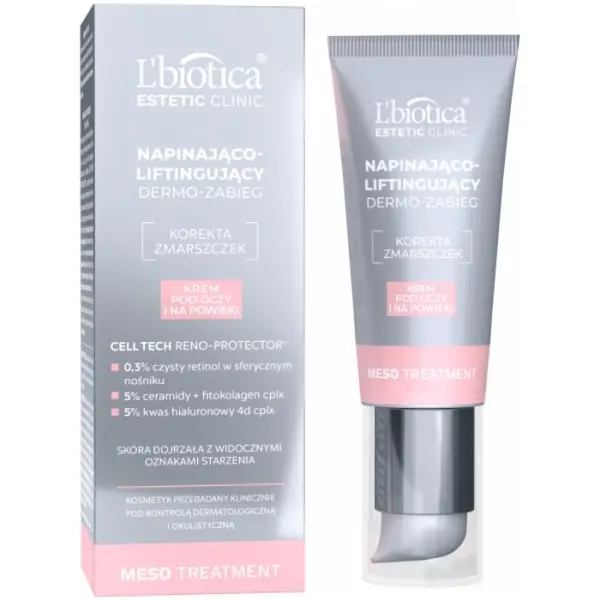 L'BIOTICA Estetic clinic meso treatment rem na powieki i pod oczy, 15 ml