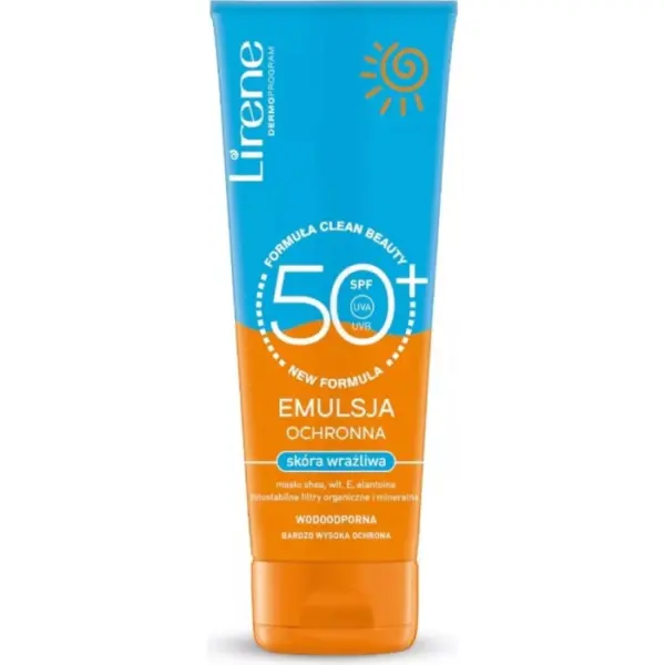 LIRENE Emulsja skóra wrażliwa SPF50+, 120 ml