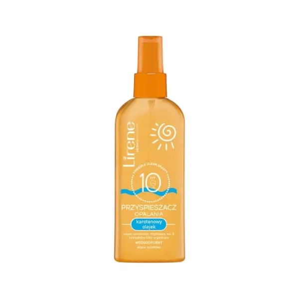 LIRENE Olejek karotenowy przyspieszacz opalania SPF 10, 150 ml