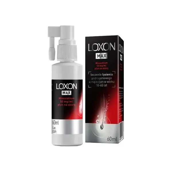 LOXON MAX 5% płyn na skórę, 60 ml