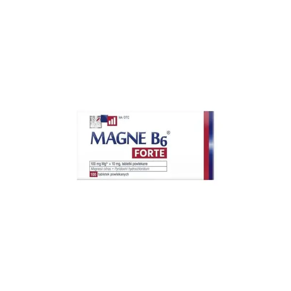 Magne B6 Forte 100mg + 10mg 100 tabletek