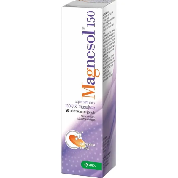 Magnesol 150, 20 tabletek musujących