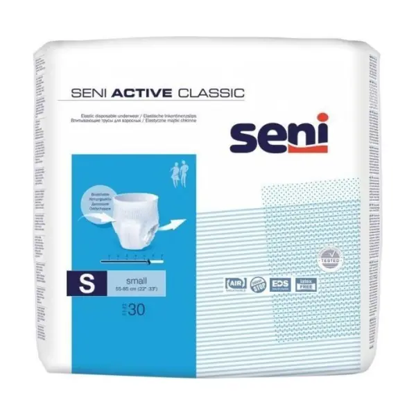 Majtki chłonne SENI ACTIVE CLASSIC small 30 sztuk