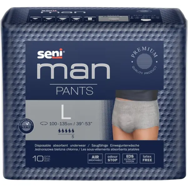 Majtki chłonne SENI MAN Pants 5 Large 10 sztuk