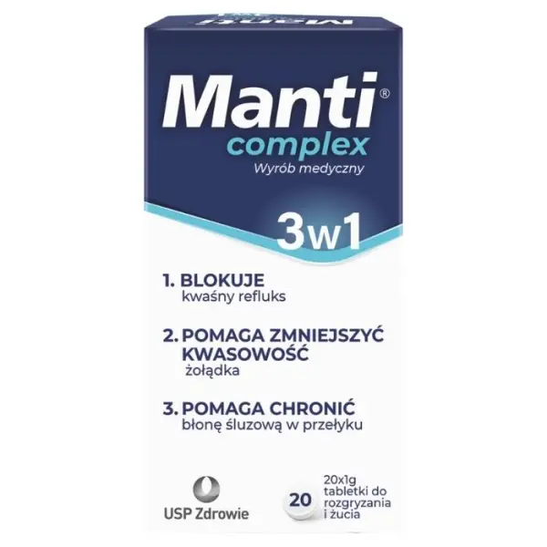 MANTI Complex, 20 tabletek