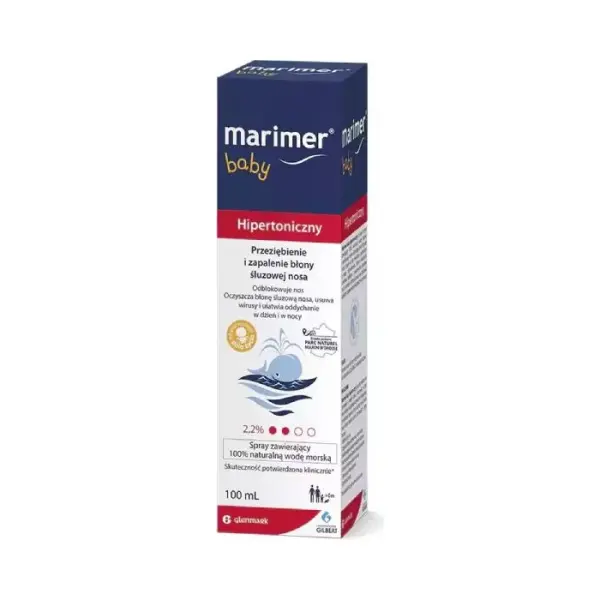 MARIMER Baby hipertoniczny spray do nosa, 100 ml