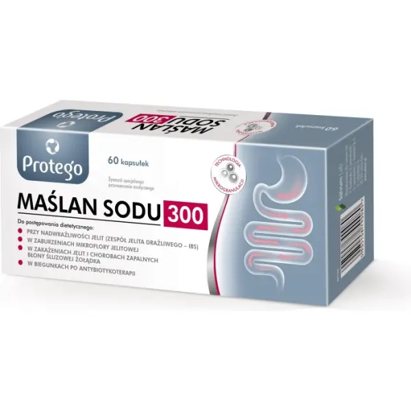 Maślan Sodu 300 Protego  60 kapsułek