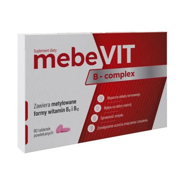 MebeVIT B-complex 60 tabletek powlekanych