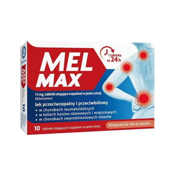 MEL Max 15 mg, 10 tabletek