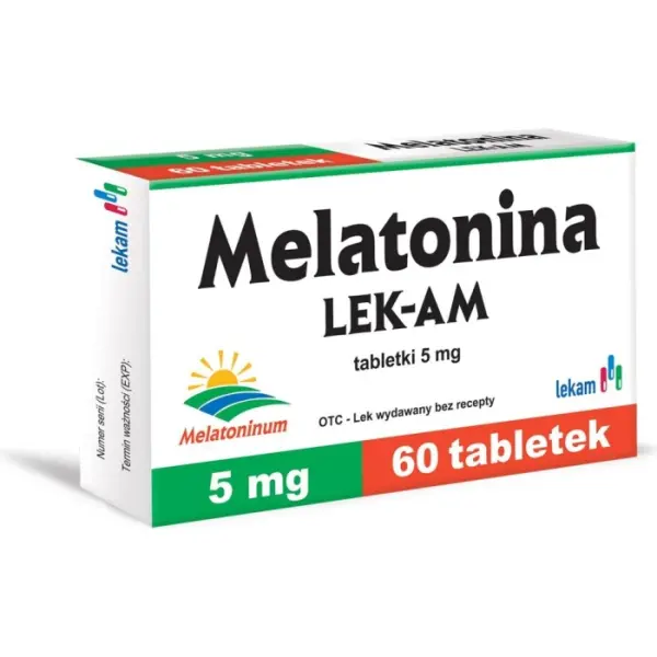 Melatonina LEK-AM 5mg 60 tabletek