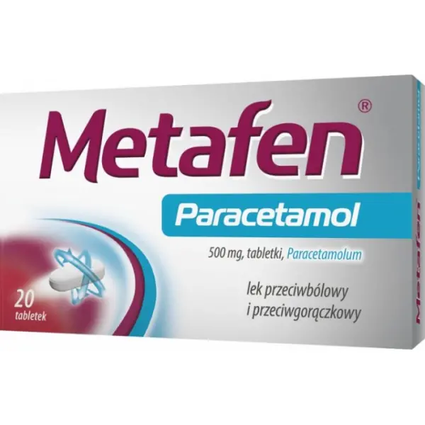 METAFEN paracetamol 500 mg, 20 tabletek