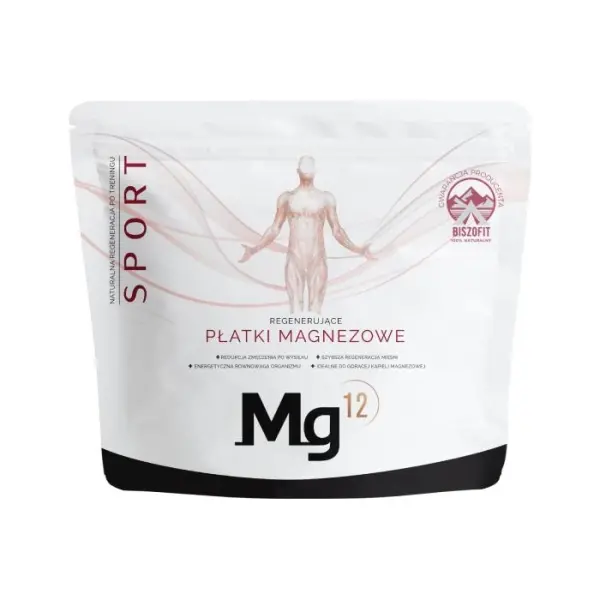 Mg12 Sport Płatki do kąpieli magnezowe, 1000 g